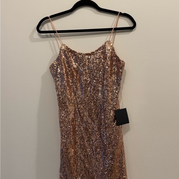 Sequin Rose Gold Dress - Picture 1 of 1